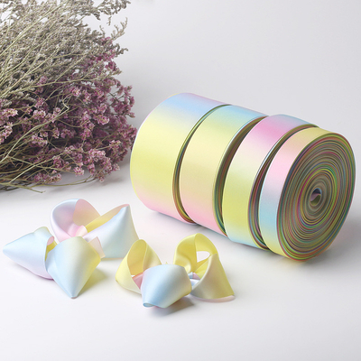 Goede prijs. Meisida enkelzijdig lint regenboog regenboog regenboog lint lint lint cake verpakking lint DIY materiaal bloemen bundel lint online