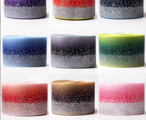 Goede prijs. Handgemaakt decoratief regenboog lint, poederbedekt lint, direct door de fabriek verkocht online