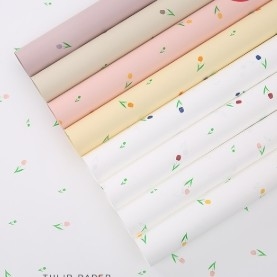 Goede prijs. 57*57cm Mode Tulp Ouya Papier Waterdicht Bloemen Verpakkingspapier online