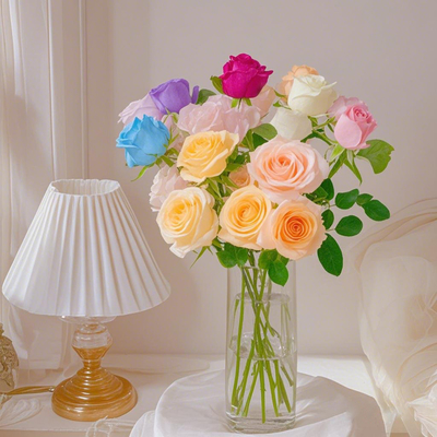 Goede prijs. Kunstmatige rozen bruiloft decoratie, bloemen muur, decoratie waterval scène, kunstmatige bloem, high-end stijl boeket groothandel online