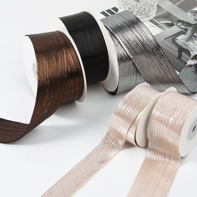 Goede prijs. Goud en zilver gestreept warm stempelband voor doe-het-zelf Hoofddeksels Haarklemmen Kleding en cadeau dozen Perfect voor elke gelegenheid online