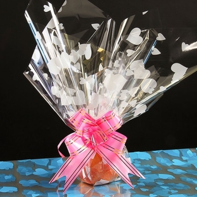 Goede prijs. Hartvormig gedrukt cellophane, appelpapier, bloemen-, fruit- en kerstfruitverpakkingspapier, zelfgemaakte artikelen voor kerstavond en kerst online