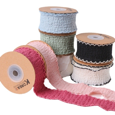 Goede prijs. Hoge sterkte kant en geweven band De perfecte combinatie voor het maken van strikken (DIY) 2,5 cm breed online