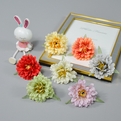 Simulatie bos stijl kleine pioen bloem bruiloft bloem wand weggids decoratie nep bloem handgemaakte cadeau doos doe-het-zelf zijde pioen bloem