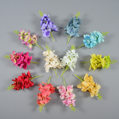 Goede prijs. Simulatie van hyacinth bloem string huis decoratie fotografie accessoires arrangement ornamenten etnische hoofdstukken productie accessoires zijde bloemen online