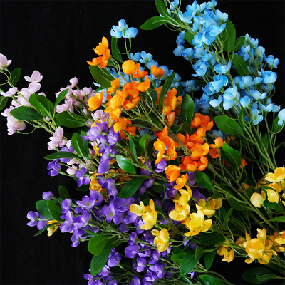Goede prijs. Simulatie van schoonheidsfingerfoto's en decoratie voor foto's, enkele kleine bloemen, kunstbloemen, kraanappelbloemen, gesimuleerde bloemenarrangementen in Europese stijl online