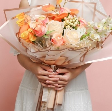 Goede prijs. 30-45 dagen Verscheptijd voor Space Milaan Dubbel Phnom Penh Bloemen Verpakkingspapier 56*56cm online