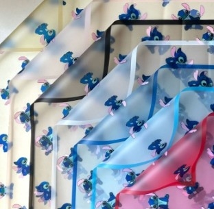 Goede prijs. Magic Edge Mist Face Koreaans Su Paper Cartoon Stitch Flower Verpakkingspapier online