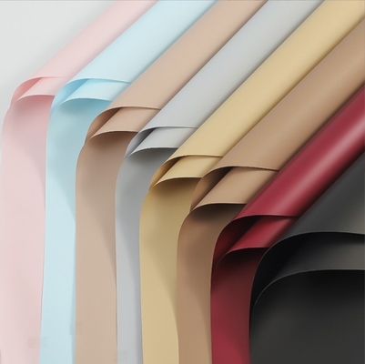 Goede prijs. Dubbelzijdig solide kleur verdikt niet-translucent parelvormig Koreaans stijl eerste liefde bloem verpakkingspapier geschenk boeket verpakkingsmateriaal online