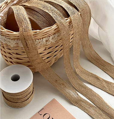 Goede prijs. Bloemenwinkel Verse bloemen Pakket Verpakkingsmaterialen Koreaanse stijl Linnen riem Weaving Hair Accessories online