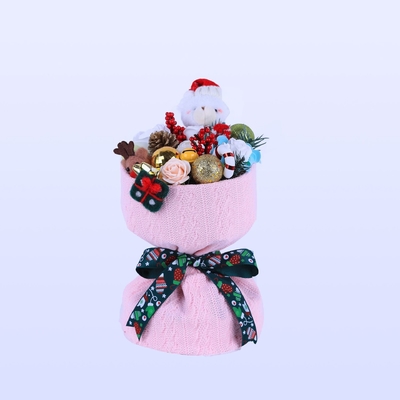 Goede prijs. Creatieve kerstzeepbloemen, kerstcadeautjes, bloemenkunstproducten, handgemaakte figuren, cadeazeepbloemen online