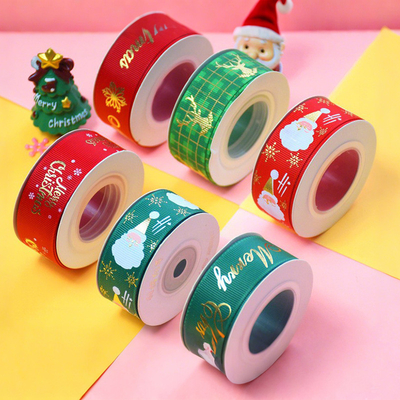 Goede prijs. Gepersonaliseerde Kerstlint DIY-knutselprojecten met hot stamping geribbeld lint en milieuvriendelijke decoratie online