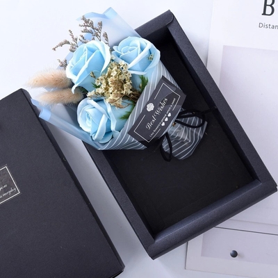 Goede prijs. Koreaanse soep roos kerstcadeau creatieve zeep bloem online