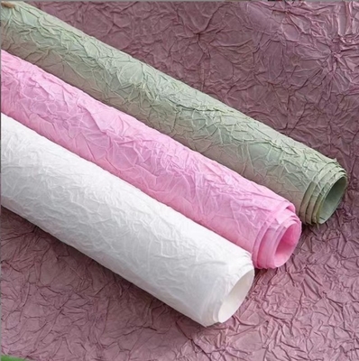 Goede prijs. DIY geplooide bloemen cadeaupapier in vele kleuren Handgemaakt stenen textuur binnenvoering papier Perfect voor Valentijnsdag online