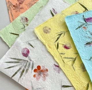 Bloemenfeest Bladtextuur Bloemenverpakkingspapier in vele kleuren