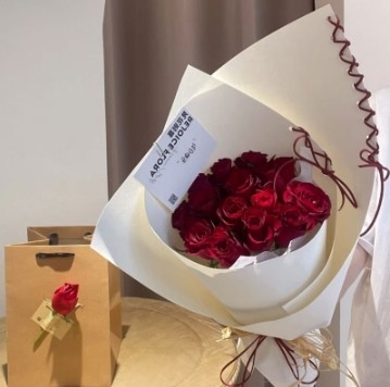 57*57cm Kraft Paper Internet Celebrity Ballet Style DIY Bloemenpapier