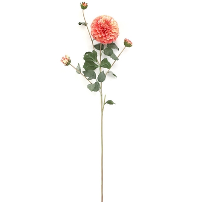 Goede prijs. Europese stijl simulatie koraal Dali bloem Dali bloem bruiloft huis decoratie bloemenwinkel boeket zijde bloemen decoratie nep bloem online