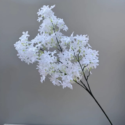 Goede prijs. Simulatie van bloemenkruis, kersenbloesem, lila boeket, bruiloftshal bloemenarrangement, nep bloemenlandschappen online