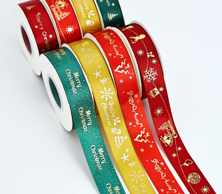 Goede prijs. Warm stempelen Vakantieversiering Geschenken Kerstbanden Polyesterbanden Geschenkdozen Verpakkingsbanden Grensoverschrijdend 2,5cm/25m online