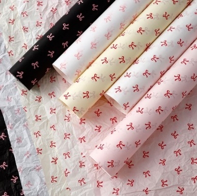 Goede prijs. Sneeuwpeerpapier met vlinderprint, bloemenwikkelpapier in vele kleuren online