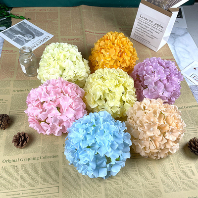 Goede prijs. Nieuwe simulatie van grote geborduurde balbloemen voor bruiloften, trouwzalen, huisdecoratie, woonkamers, decoratieve bloemstukken, wegbegeleiding, bloemstukken online