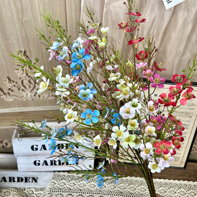 Goede prijs. Simulatie van Australische pruim, kunstbloem, eindproduct voor bruiloft, bloemenarrangement, landschap bloem, high-end gevoel, woonkamer, bloemenboeket decoratie online