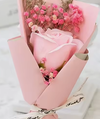 Goede prijs. Mini Soap Rose Bouquet Uniek Bulk Huwelijk en Valentijnsdag cadeautjes Gedroogde zeep bloemen online