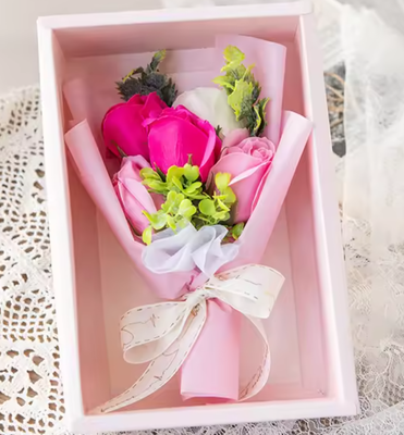Goede prijs. Romantische Eeuwige Roos Zeep Bloemboeket Geschenkdoos voor haar Geurende Geconserveerde Bloem Verjaardag Verjaardag Valentijnsdag Gif online