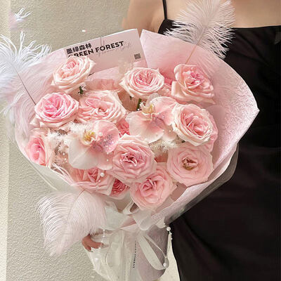 Goede prijs. Luxe handgemaakte zeep bloem boeket gemengde roos zonnebloem magnolia polyester kunstmatige bloem model modern cadeau boeket voor verjaardag bruiloft valentijnsfeest decor online