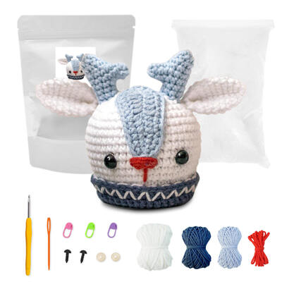 Goede prijs. Hot Sale DIY Pure Handmade Crochet Pop met katoen en zijde draad materialen Set Groothandel Kerstversiering online