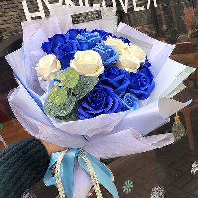 Goede prijs. Prachtig Praktisch Geschenk Herbruikbaar Bruiloftsboeket Bloem Huis Decoratie Kunstmatige Zeep Roos Boeket Geschenk Valentijnsdag online