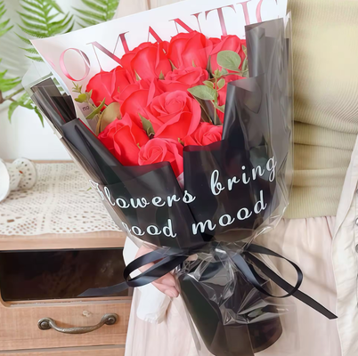 Goede prijs. Moderne milieuvriendelijke Moederdagcadeau Handgemaakte Zeep Bloem Boeket Rozen Nelingen voor bruiloft Home Decor Business online