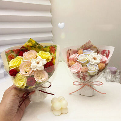 Goede prijs. Bestverkopende natuurlijke zeep bloem boeket roos voor kerst en Valentijnsdag, perfect voor verjaardagen en bruiloften online