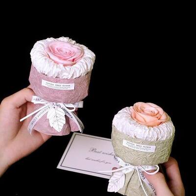 Goede prijs. Groothandel geconserveerde geurende tulpenzeep bloemboeket garen verpakt DIY verstelbare maat feestelijk cadeau voor Valentijnsdag Thanksgiving decor online