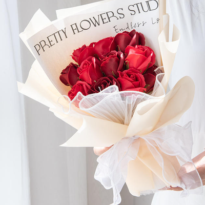 Goede prijs. Warm te verkopen kunstmatige zeep bloem Moedersdag Valentijnsdag cadeau boeket zeep roze roos handgemaakte cadeau doos bloemen online