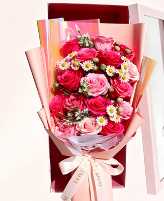 Goede prijs. Nieuw ontwerp Handgemaakte grote grootte zeep boeket Moedersdag roze cadeau boeket Valentijnsdag Rode bloem Vadersdag Kerstmis online