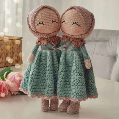 Goede prijs. Op maat gehaakte handgemaakte mooie babycadeau knuffel Amigurumi pop voor meisje online