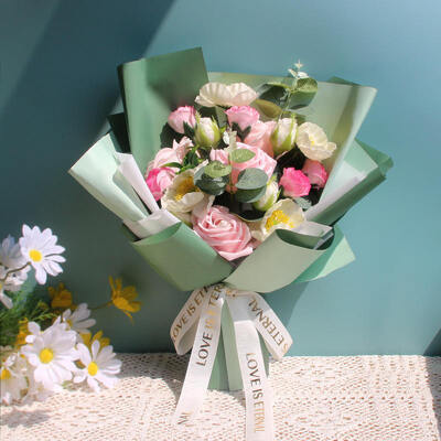 Goede prijs. Hot Sale Middelgrote handgemaakte rozenzeepbloemboeket Afgewerkt cadeauboeket voor Valentijnsdag Lerarendag Qixi Festivalcadeau online