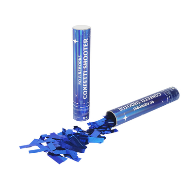 Goede prijs. 12 van het het Kanonhuwelijk van duim Blauwe Confettien van de de Clubviering de Confettienpopcornpannen online