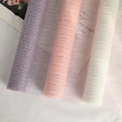 Goede prijs. Polyester50cmx5yards Bloemist Wrapping Paper Rainbow Mesh Roll Weather Resistant online