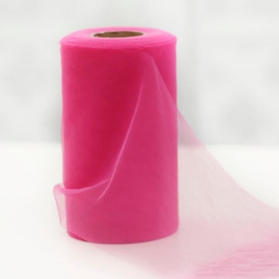 Goede prijs. Broodjes van de Polyester Zachte Tulle van het zegelpatroon de Duidelijke 100 Yards Organza-Materiaal online