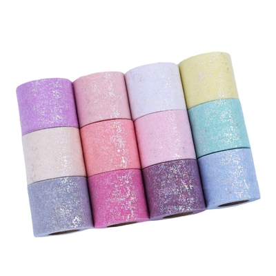Goede prijs. Polyester Organza Tulle Rollen Glitter Patroon online