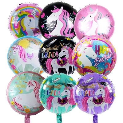 Goede prijs. Vrouwelijke Mannelijke Regenboog Unicorn Foil Balloon Helium 18 Duim die Ballons vullen online